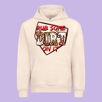 Rub Some Dirt On It Baseball Urban Hoodie Designed By Jasminsmagicworld