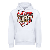 White rub some dirt on it baseball Urban Hoodie - Jasminsmagicworld