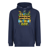 Navy mommy of the birthday boy Heavyweight Hoodie - MaliasSmallBusiness