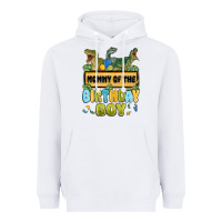 White mommy of the birthday boy Heavyweight Hoodie - MaliasSmallBusiness