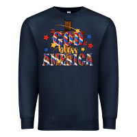 Navy god bless america Premium Sweatshirt - texasbilliewilder