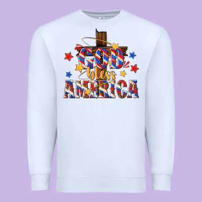 Premium Sweatshirt god bless america
