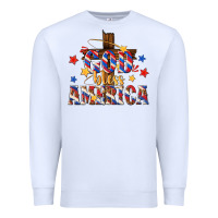 White god bless america Premium Sweatshirt - texasbilliewilder