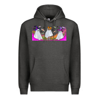 Charcoal Heather cutes ghosts libbey glass Premium Hoodie - BundleAndBundleShop