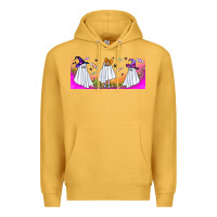 Mustard cutes ghosts libbey glass Premium Hoodie - BundleAndBundleShop