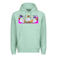 Seafoam cutes ghosts libbey glass Premium Hoodie - BundleAndBundleShop