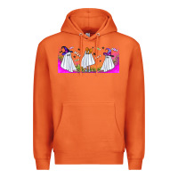 Carrot cutes ghosts libbey glass Premium Hoodie - BundleAndBundleShop