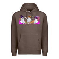 Coffee cutes ghosts libbey glass Premium Hoodie - BundleAndBundleShop