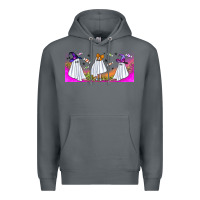 Rock cutes ghosts libbey glass Premium Hoodie - BundleAndBundleShop