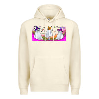 Sandshell cutes ghosts libbey glass Premium Hoodie - BundleAndBundleShop