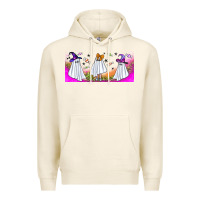 Tofu cutes ghosts libbey glass Premium Hoodie - BundleAndBundleShop