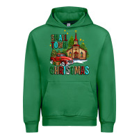 Emerald small town christmas church western truck Urban Hoodie - AdoDesignShop