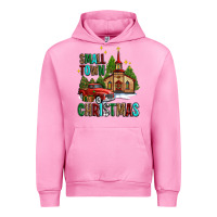 Fuchsia Pink small town christmas church western truck Urban Hoodie - AdoDesignShop