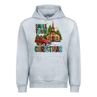 Heather Grey small town christmas church western truck Urban Hoodie - AdoDesignShop