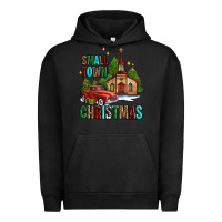 Pigment Black small town christmas church western truck Urban Hoodie - AdoDesignShop