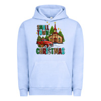 Pigment Grape Ice small town christmas church western truck Urban Hoodie - AdoDesignShop