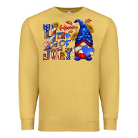 Antique Gold happy 4 th of july Premium Sweatshirt - texasbilliewilder