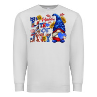 Dove Grey happy 4 th of july Premium Sweatshirt - texasbilliewilder