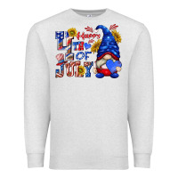 Oatmeal Heather happy 4 th of july Premium Sweatshirt - texasbilliewilder