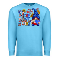 Ocean Blue happy 4 th of july Premium Sweatshirt - texasbilliewilder