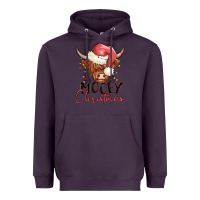 Plum mooey christmas Heavyweight Hoodie - MaliasSmallBusiness