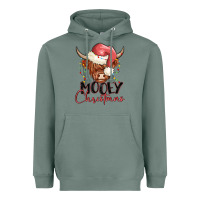 Sage mooey christmas Heavyweight Hoodie - MaliasSmallBusiness