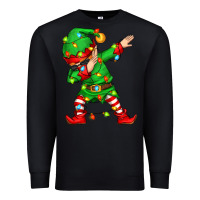 Black dabbing elf Premium Sweatshirt - Zillion Design Studio