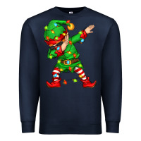Navy dabbing elf Premium Sweatshirt - Zillion Design Studio