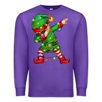 Purple dabbing elf Premium Sweatshirt - Zillion Design Studio