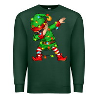 Sports Green dabbing elf Premium Sweatshirt - Zillion Design Studio