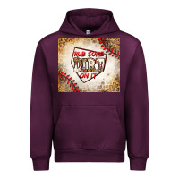 Mauve Wine rub some dirt on it baseball Urban Hoodie - Jasminsmagicworld