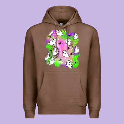 Ghost Halloween Patch Premium Hoodie Designed By Bundleandbundleshop