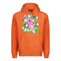 Carrot ghost halloween patch Premium Hoodie - BundleAndBundleShop