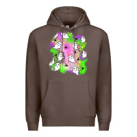 Coffee ghost halloween patch Premium Hoodie - BundleAndBundleShop