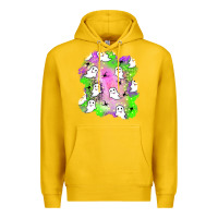 Lemon ghost halloween patch Premium Hoodie - BundleAndBundleShop