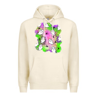 Tofu ghost halloween patch Premium Hoodie - BundleAndBundleShop