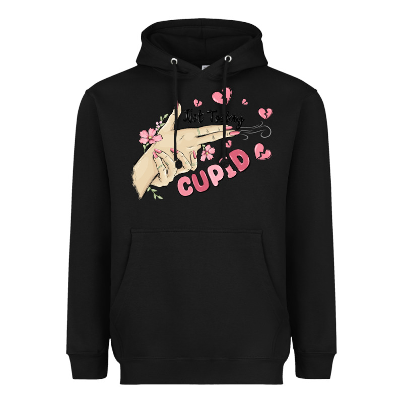 Not Today Cupid Heavyweight Hoodie by MaliasSmallBusiness | Teevron