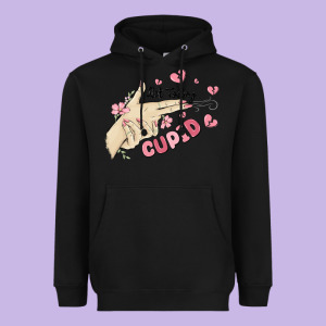 Not Today Cupid Heavyweight Hoodie Designed By Maliassmallbusiness
