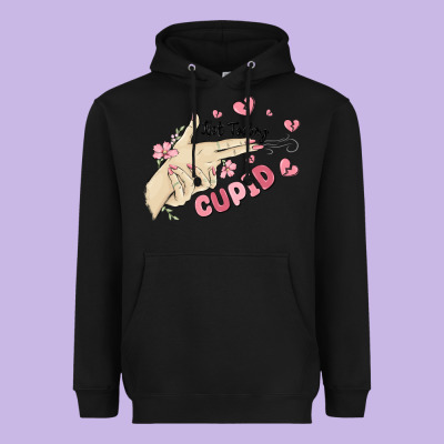 Heavyweight Hoodie not today cupid