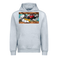 Heather Grey snow truck sippy cup Urban Hoodie - Artiststas
