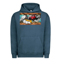Pigment Midnight Navy snow truck sippy cup Urban Hoodie - Artiststas