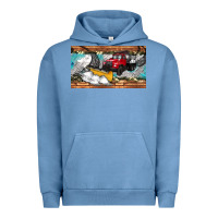 Pigment Pebble Blue snow truck sippy cup Urban Hoodie - Artiststas