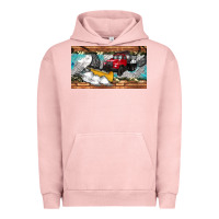 Pigment Salmon snow truck sippy cup Urban Hoodie - Artiststas