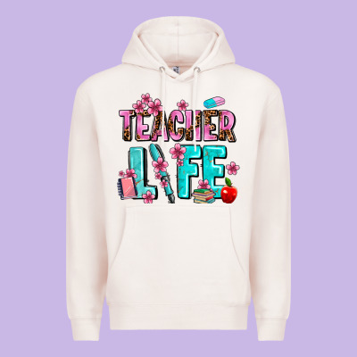 Teacher Life Premium Hoodie Designed By Adodesignshop