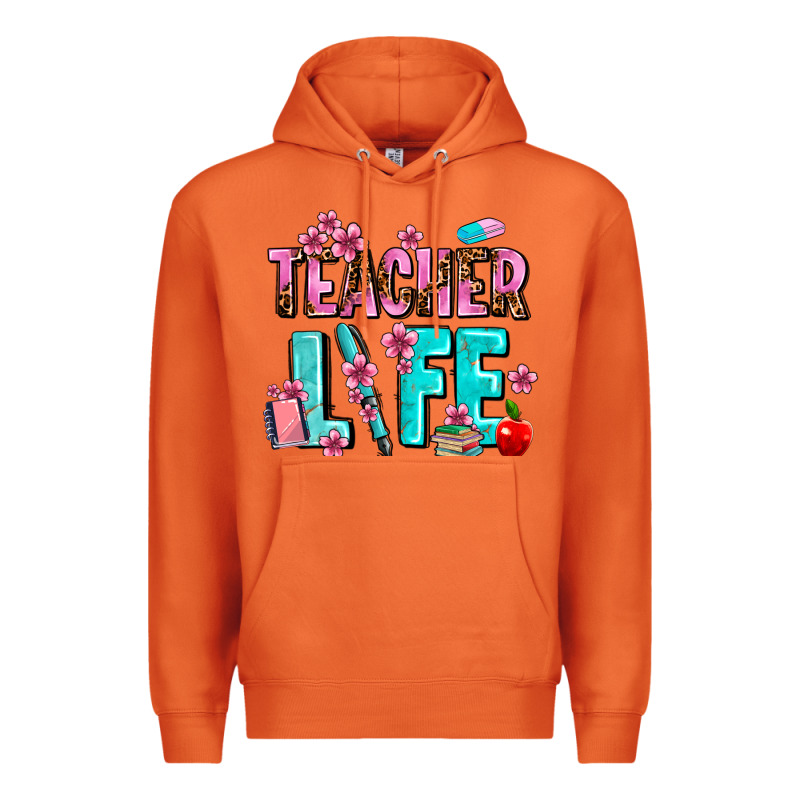 Teacher Life Premium Hoodie by AdoDesignShop | Teevron