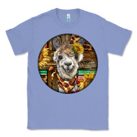 Colony Blue western alpaca Classic Tee - BarkalooDesign