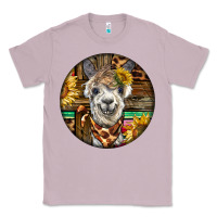 Lilac western alpaca Classic Tee - BarkalooDesign