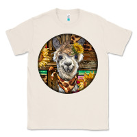 Natural western alpaca Classic Tee - BarkalooDesign