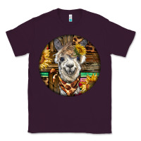 Plum western alpaca Classic Tee - BarkalooDesign