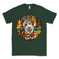 Sports Green western alpaca Classic Tee - BarkalooDesign